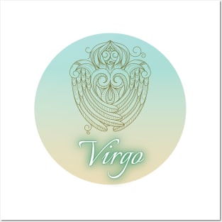 Spherical Zodiac Virgo Posters and Art